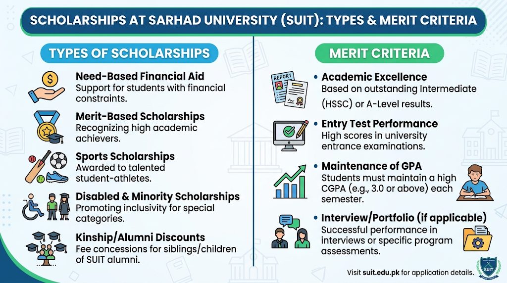 Scholarships at Sarhad University: Types and Merit Criteria