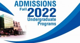 (Extended Deadline) Admissions Open Fall 2022 Undergraduate Programs.